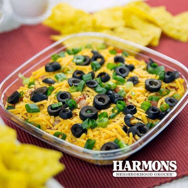 Harmons for the Holidays: 7 Layer Bean Dip