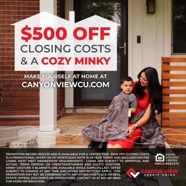 $500 Towards Closing Costs Plus a Minky