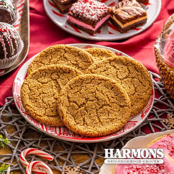 Harmons for the Holidays: Gingersnap Cookies