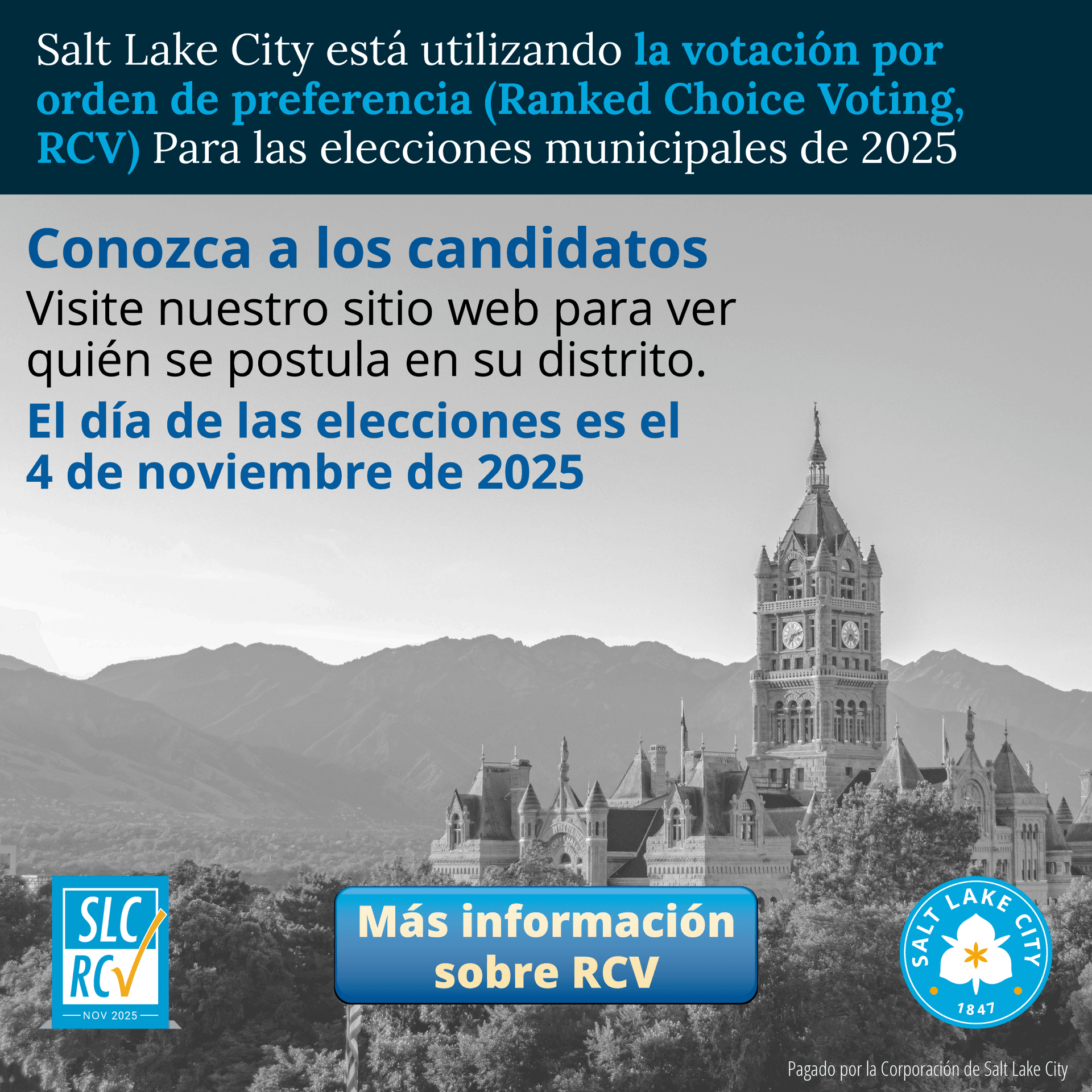 RCV Is Coming to Salt Lake City!